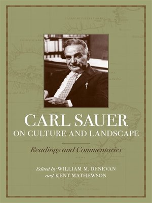 cover image of Carl Sauer on Culture and Landscape